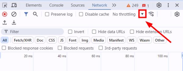 limit download speed in google chrome