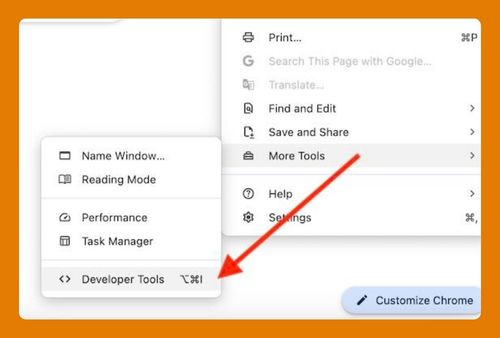 Open Developer Tools on Chrome for Mac (Easiest Way in 2024)