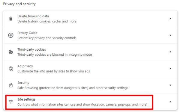 pop up blocker settings chrome