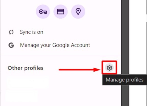 how to change chrome profile