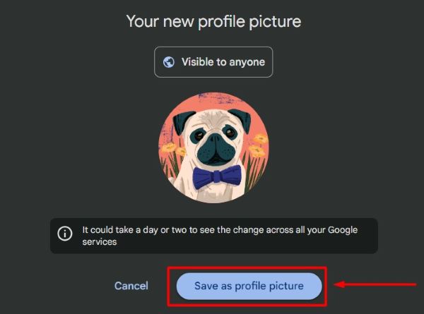 change avatar google chrome