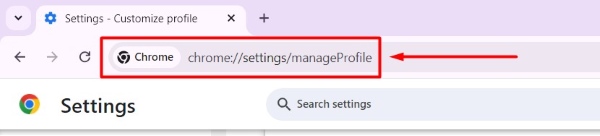 change default chrome profile