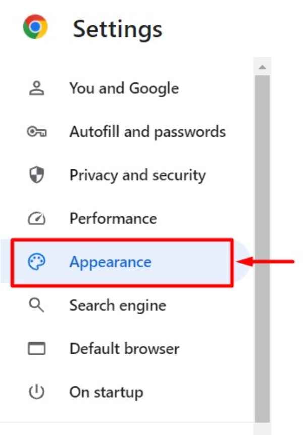 how to change chrome tab view