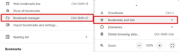 how to recover bookmarks in chrome