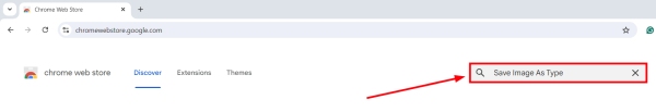 chrome extension save image as type