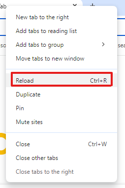 reload all tabs chrome shortcut