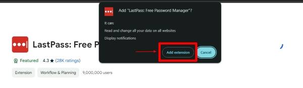 how do i add lastpass to chrome