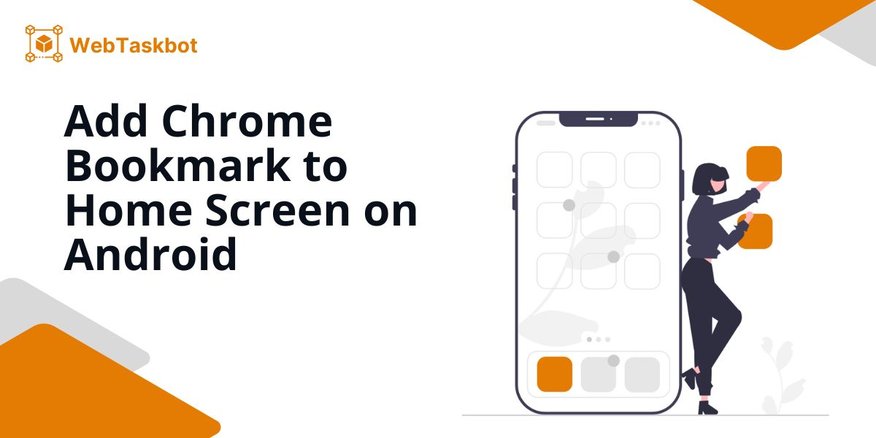 add chrome bookmark home screen android