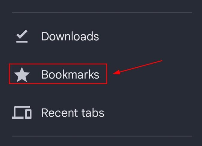 android chrome delete all bookmarks 