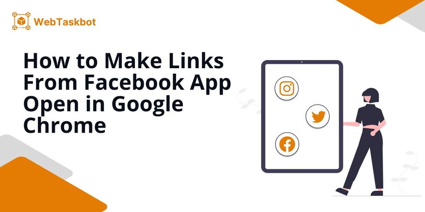 facebook links opened in chrome