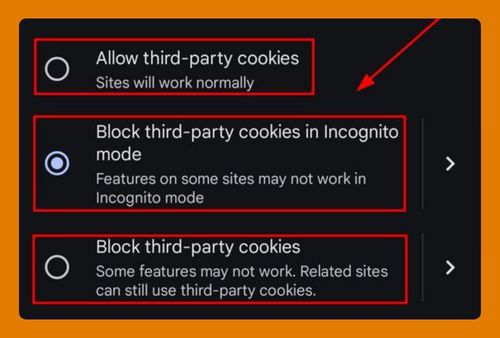 Google Chrome Cookies Settings on Android (2024 Update)