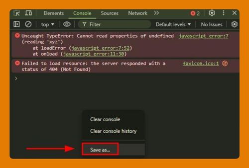 Export a Console Log in Google Chrome (Easiest Way in 2024)