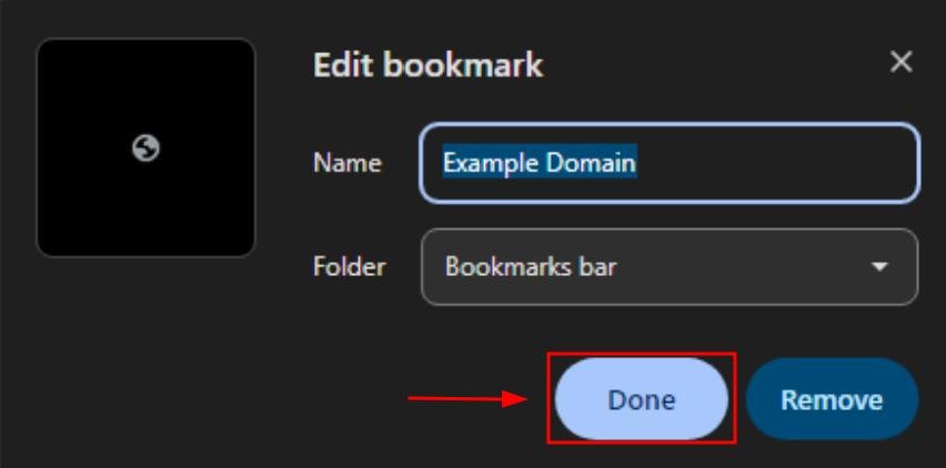 manage chrome bookmarks