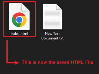 how to open index.html in chrome