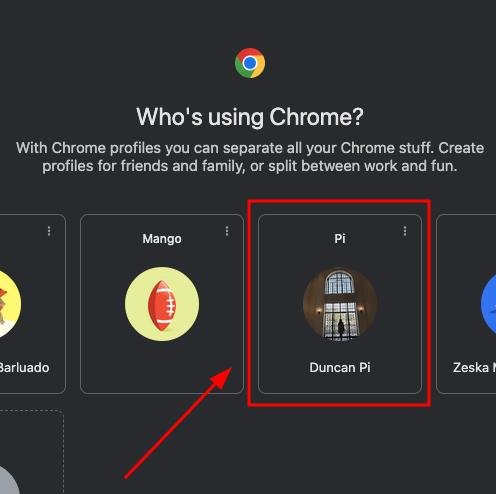 google chrome personalized settings